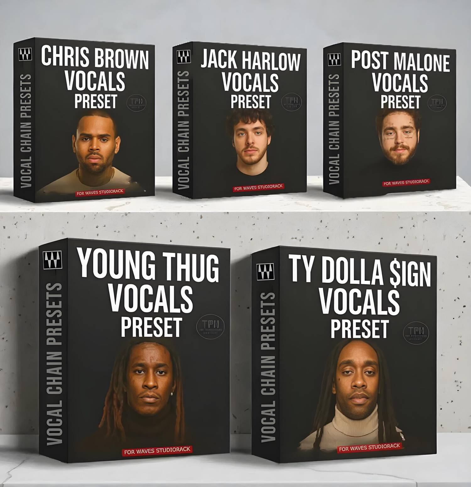 Professional vocal chains and vocal presets for rap, trap, R&B, and hip-hop music production