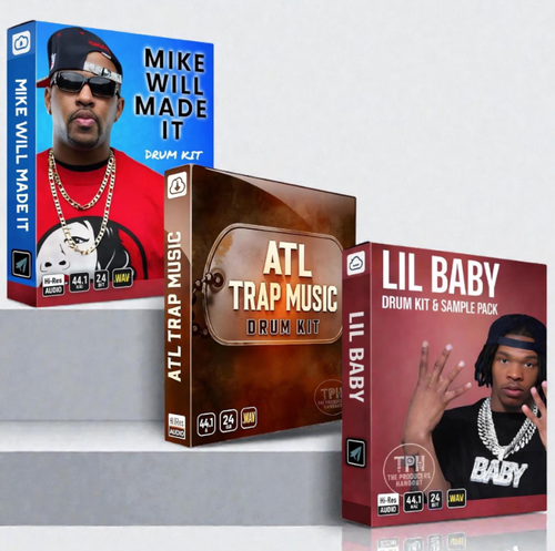 The Producers Hangout Trap Drum Kit Bundle with Atlanta hip-hop drums, 808s, trap samples, and producer-ready sound packs